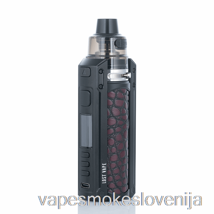 Vape Slovenija Lost Vape Ursa Quest 100w Pod Mod Kit črna / Krokodilje Usnje